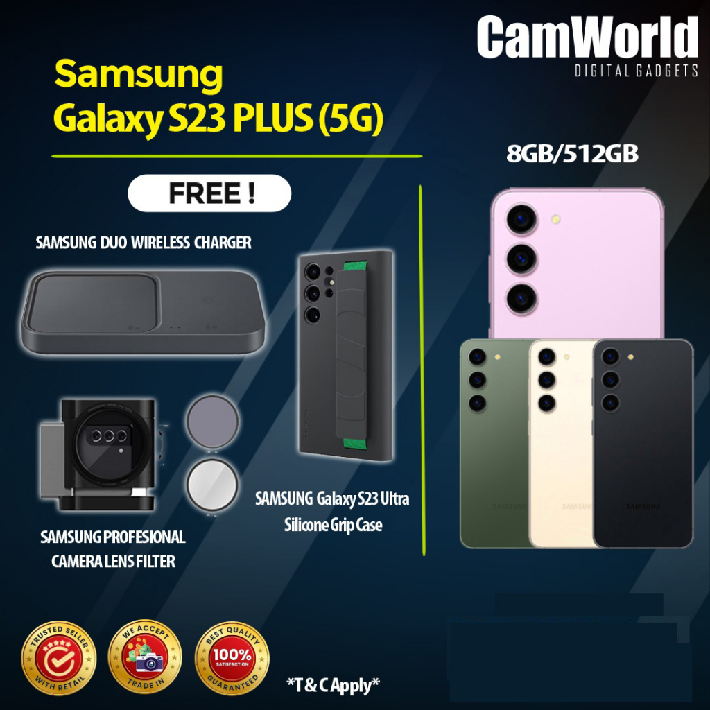 Samsung Galaxy S23+ / S23 PLUS 5G ( SM-S916 ) ( 8GB + 512GB ) With EP ...