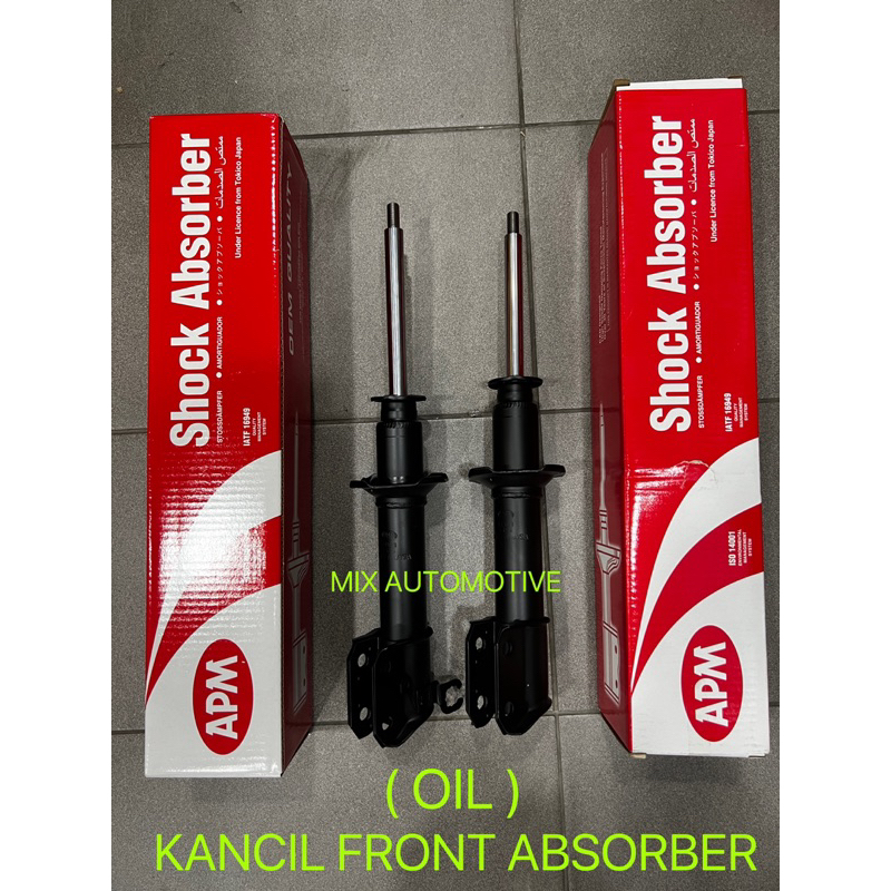 100% ORIGINAL APM PERODUA KANCIL FRONT REAR ABSORBER (OIL) 1988 RIGHT ...