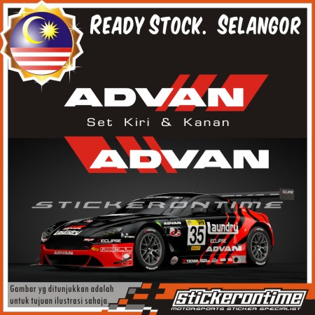 Car Sticker ADVAN Sepasang Kiri & Kanan | Shopee Malaysia