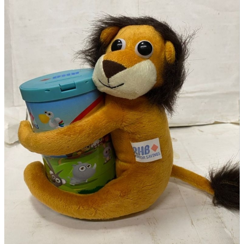 Vintage RHB Bank Lion Coin Bank Coin Box Tabung RHB Bank | Shopee Malaysia