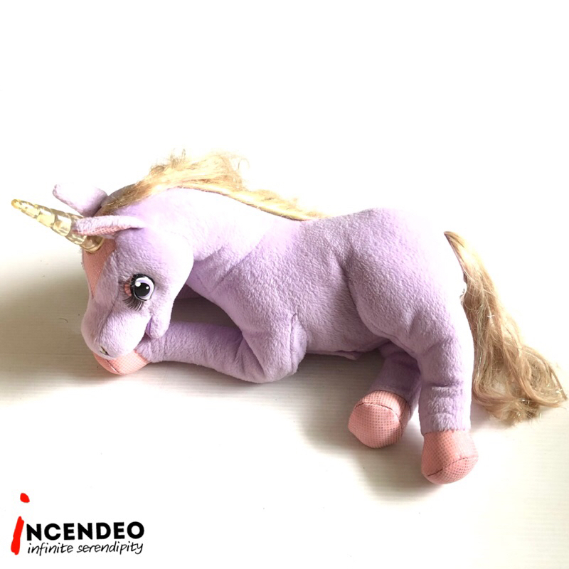 Mattel Barbie Swan Lake Lila Unicorn Talking and Singing Plush Toy (2002)