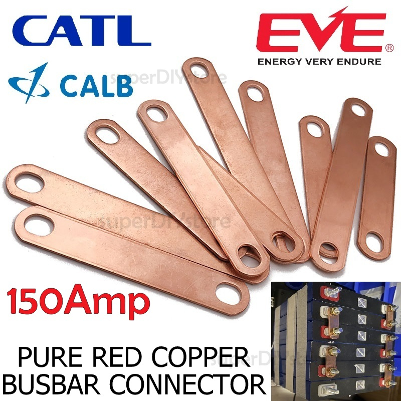 Pure Copper Bus bar busbar connector 40AH 55AH 100Ah 200Ah 280Ah