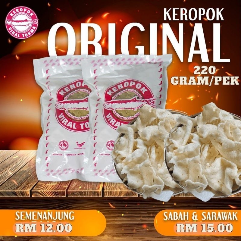 Keropok Keping Viral Tokma Original Keropok Ikan Parang Kelantan Shopee Malaysia 5520