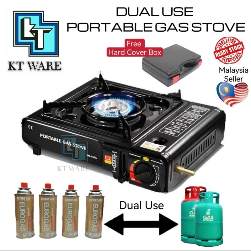 KT WARE DUAL Portable gas stove steamboat stove picnic stove camping
