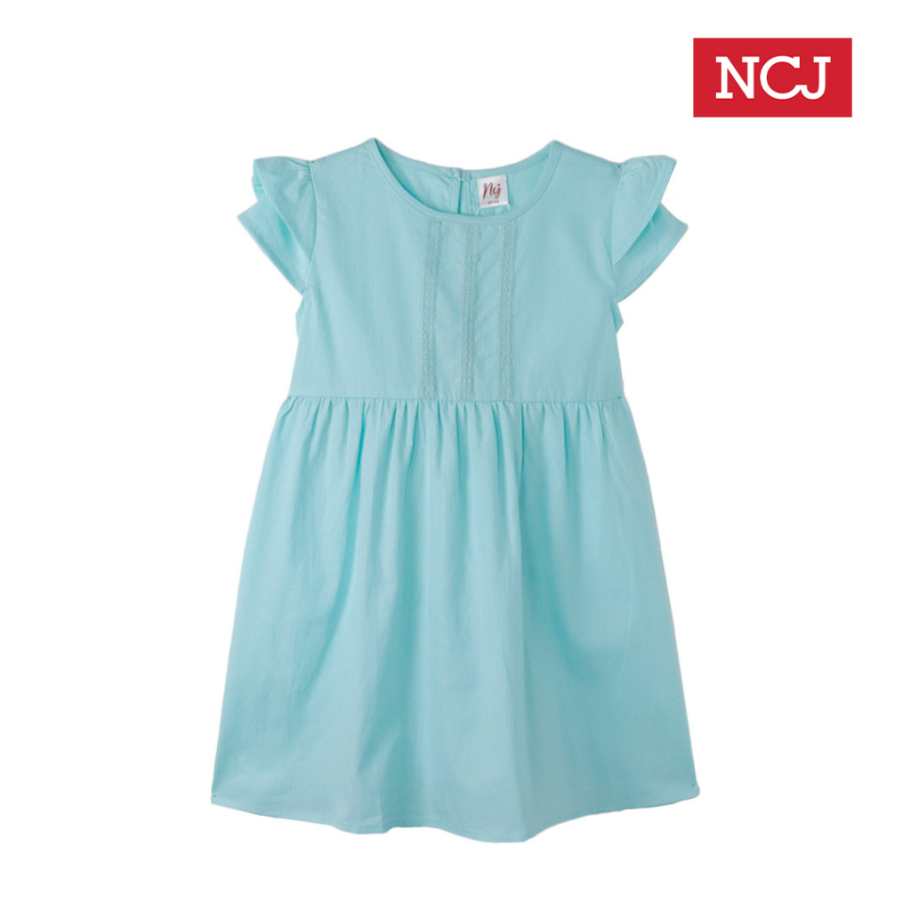 ToBeInStyle Girl's Classic Flared Spring Dress - 60% Cotton 40% Polyester, Sizes 2T To 6X, Machine Wash - View #4