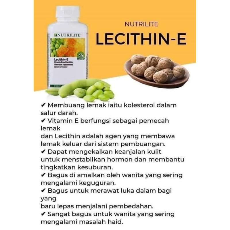 Nutrilite LecithinE 150 Tab Shopee Malaysia