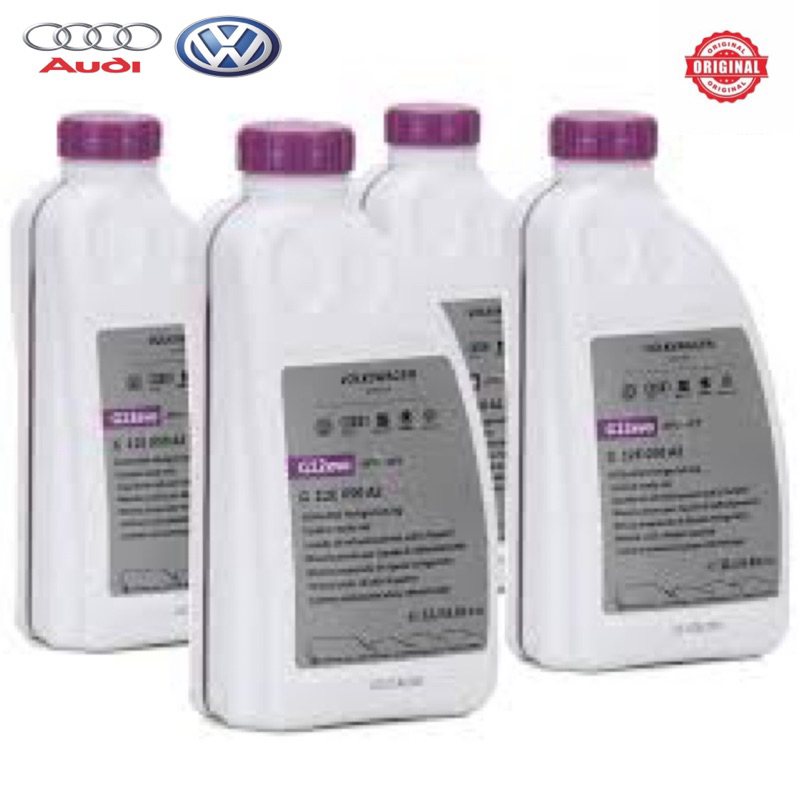 Genuine VW Volkswagen Audi G12 EVO Coolant Ready Mix 1L (G12E050A2 ...