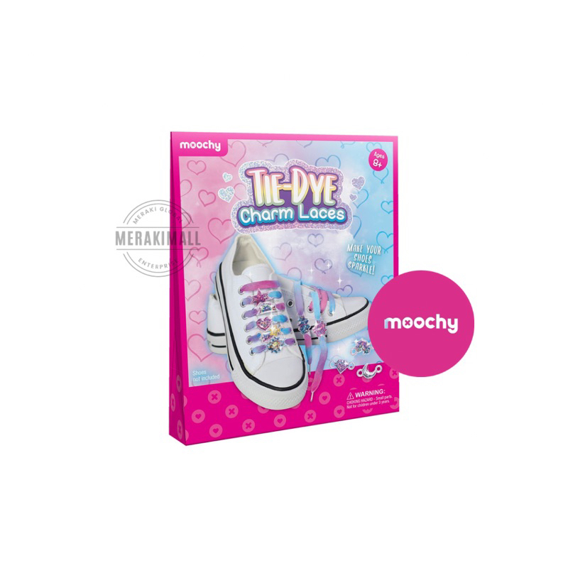 Moochy Tie-Dye Charm Laces Kids Activity Kit DIY Crafts Fashion ...