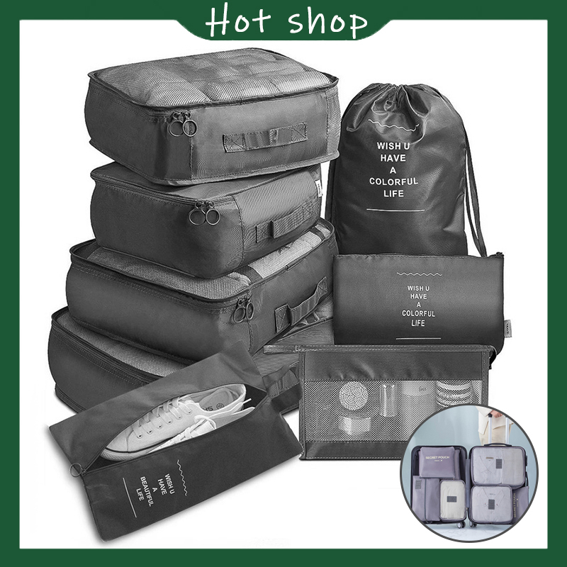 7 in 1 Travel Organizer Storage Bag Clothes Storage Bag Waterproof