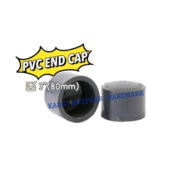 PVC END CAP 3"(80mm) PVC FITTING PIPE Shopee Malaysia