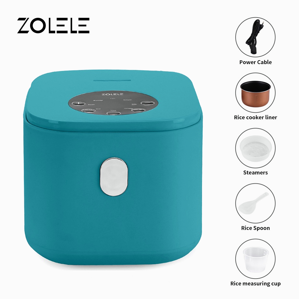 ZOLELE rice cooker multifunctional periuk nasi 1.2L smart Rice Cooker People With NonStick Pan
