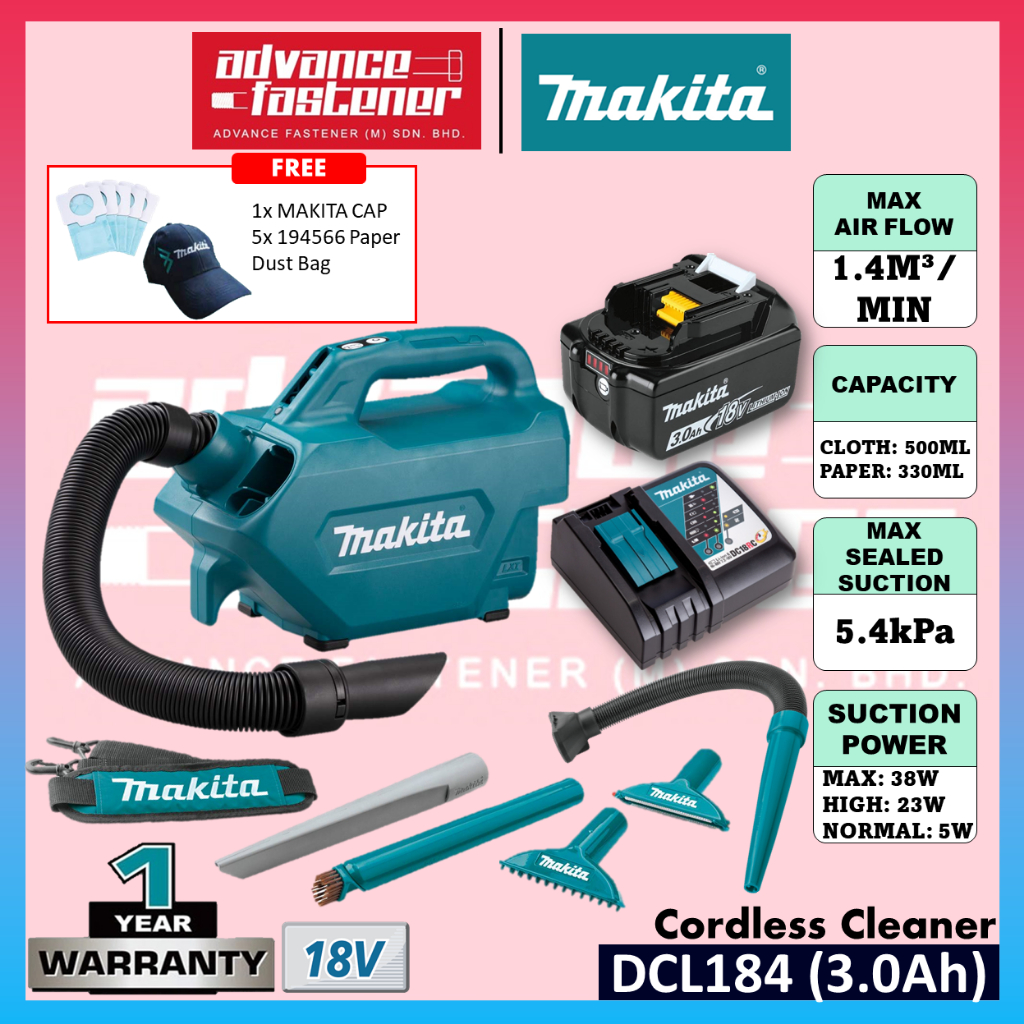 MAKITA DCL184Z 18V Cordless Cleaner Shopee Malaysia