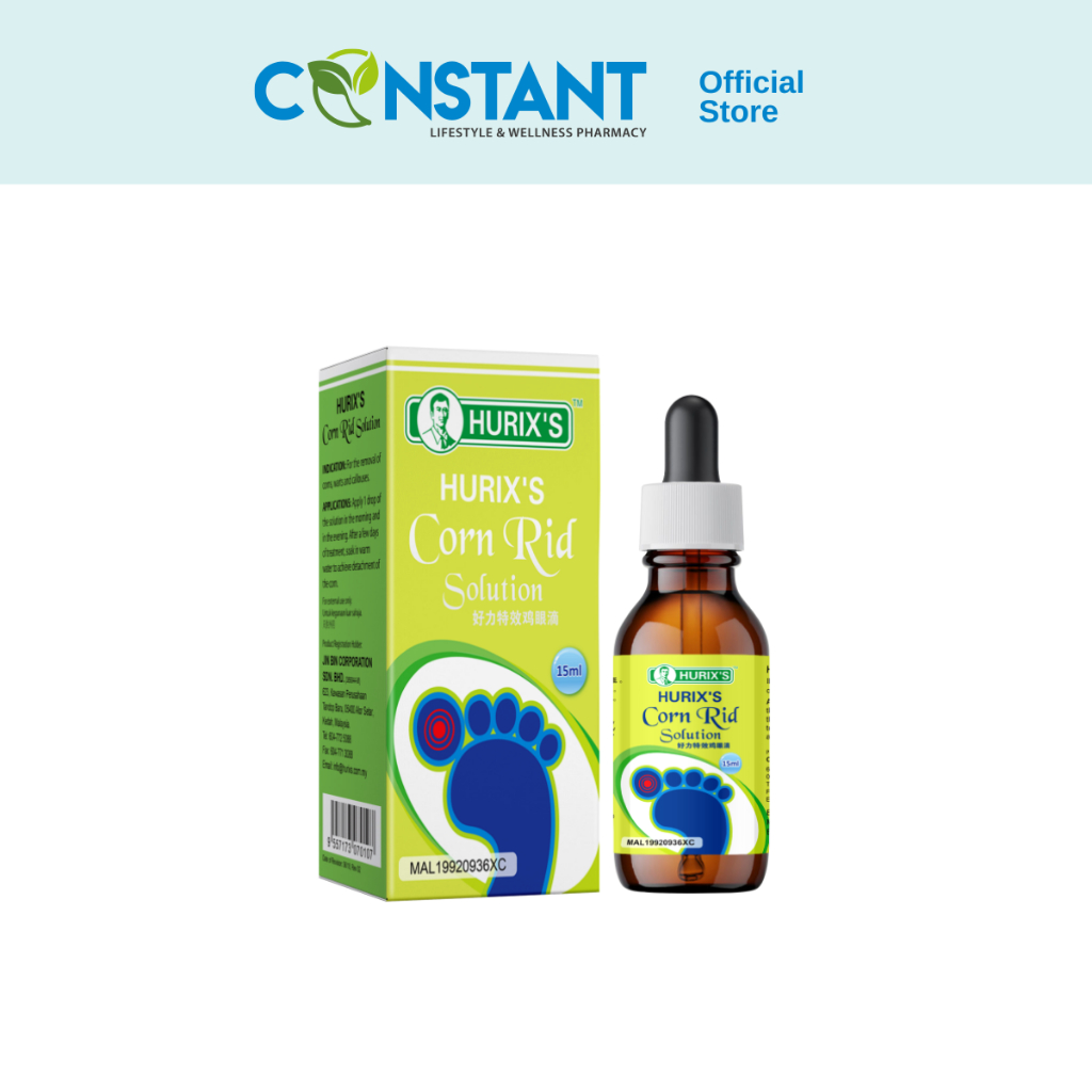 Hurixs Corn Rid Solution 15ml | Shopee Malaysia