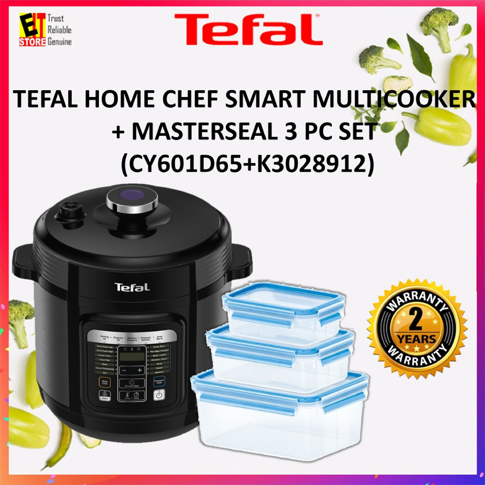 Tefal 5L Home Chef Smart Multicooker (Pressure Cooker), CY638D65+K3028912