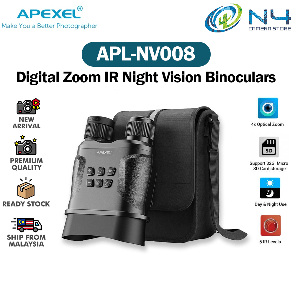 APEXEL APLNV008 Digital Night Vision Binoculars With Video Recording