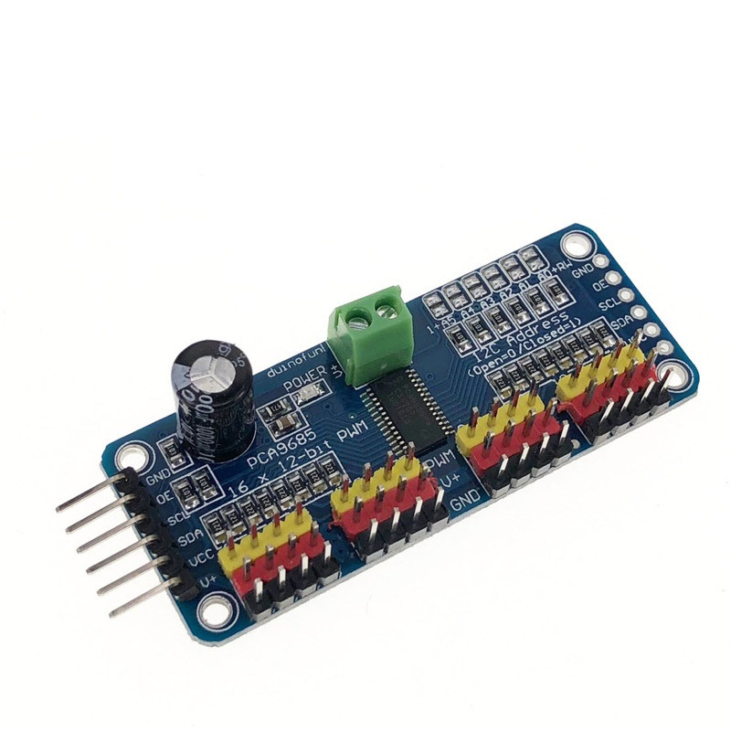 16 Channel 12-bit PWM Servo Driver I2C interface PCA9685 module for ...