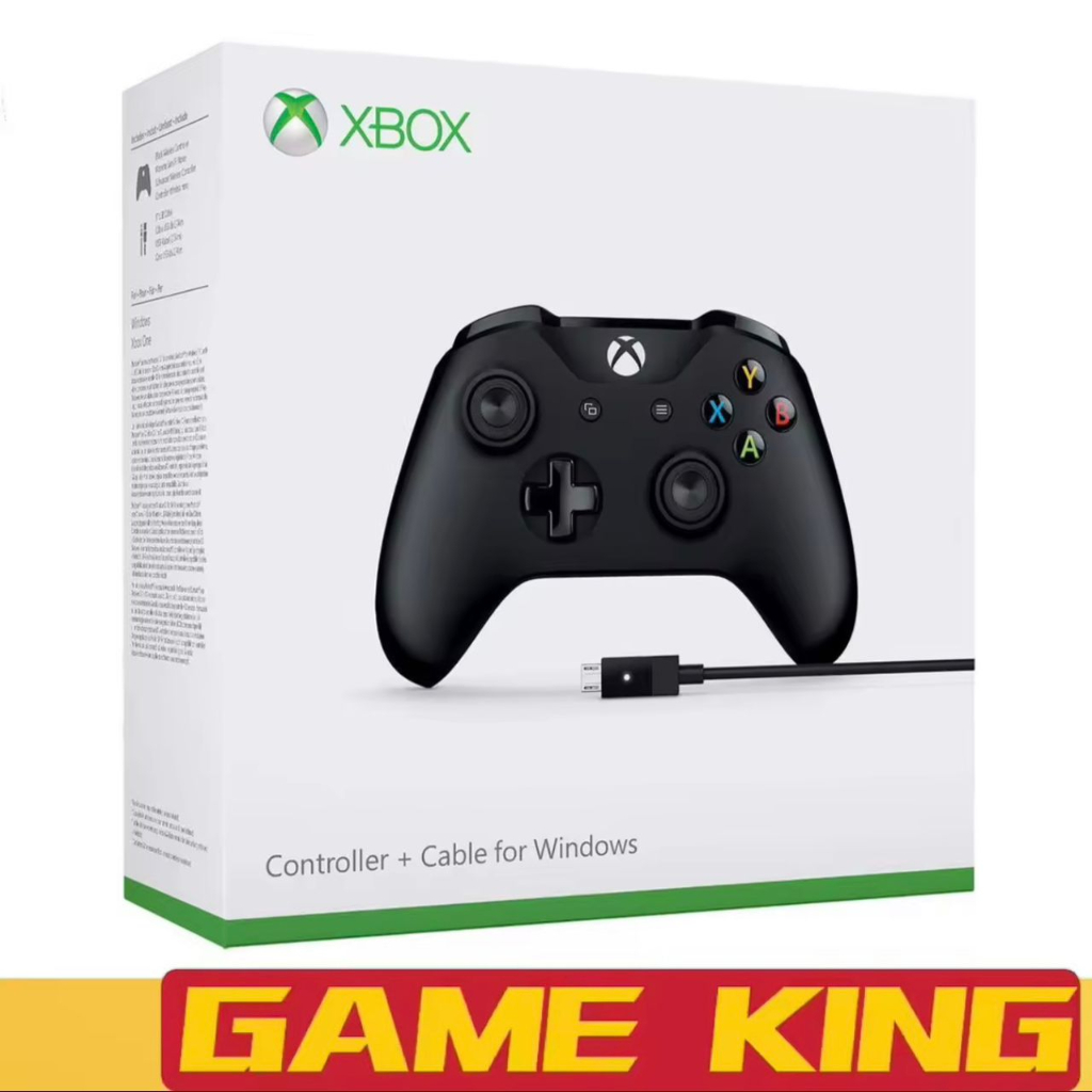 Xbox ONE Wireless Controller Black + USB Cable For PC / Xbox One
