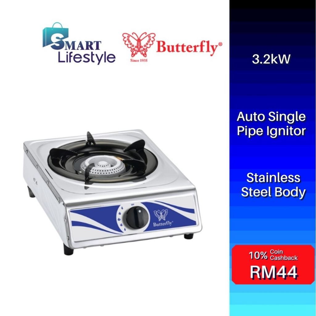 Butterfly STAINLESS STEEL SINGLE GAS STOVE BGC269 Shopee Malaysia