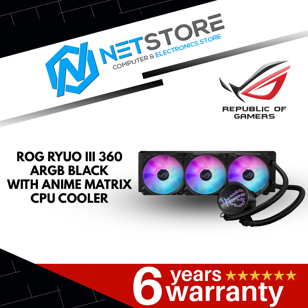 Asus Rog Ryuo Iii 360 Argb Black With Anime Matrix 90rc00i1 M0uay0 Shopee Malaysia