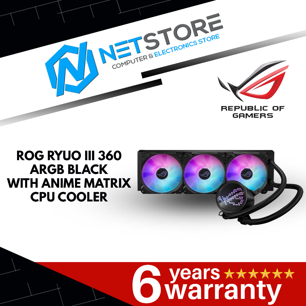 ASUS ROG RYUO III 360 ARGB BLACK WITH ANIME MATRIX - 90RC00I1-M0UAY0 ...
