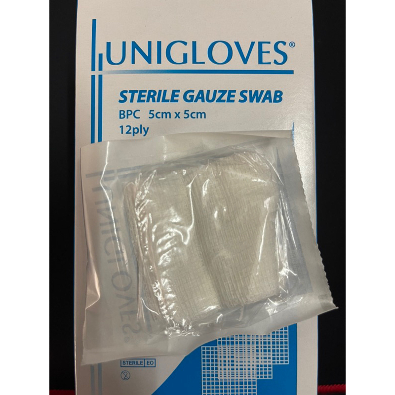 UNIGLOVES STERILE GAUZE SWAB - 12PLY(price Per Pack) | Shopee Malaysia