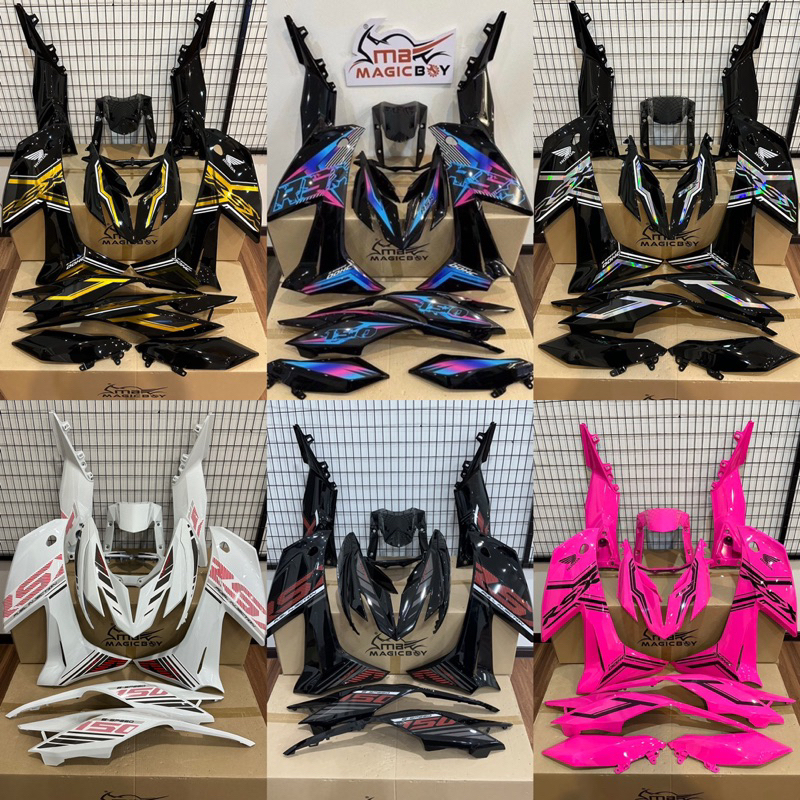 JL RACING RSX150 RSX Cover Set Magic Boy Vietnam Sticker Viral Winner X ...