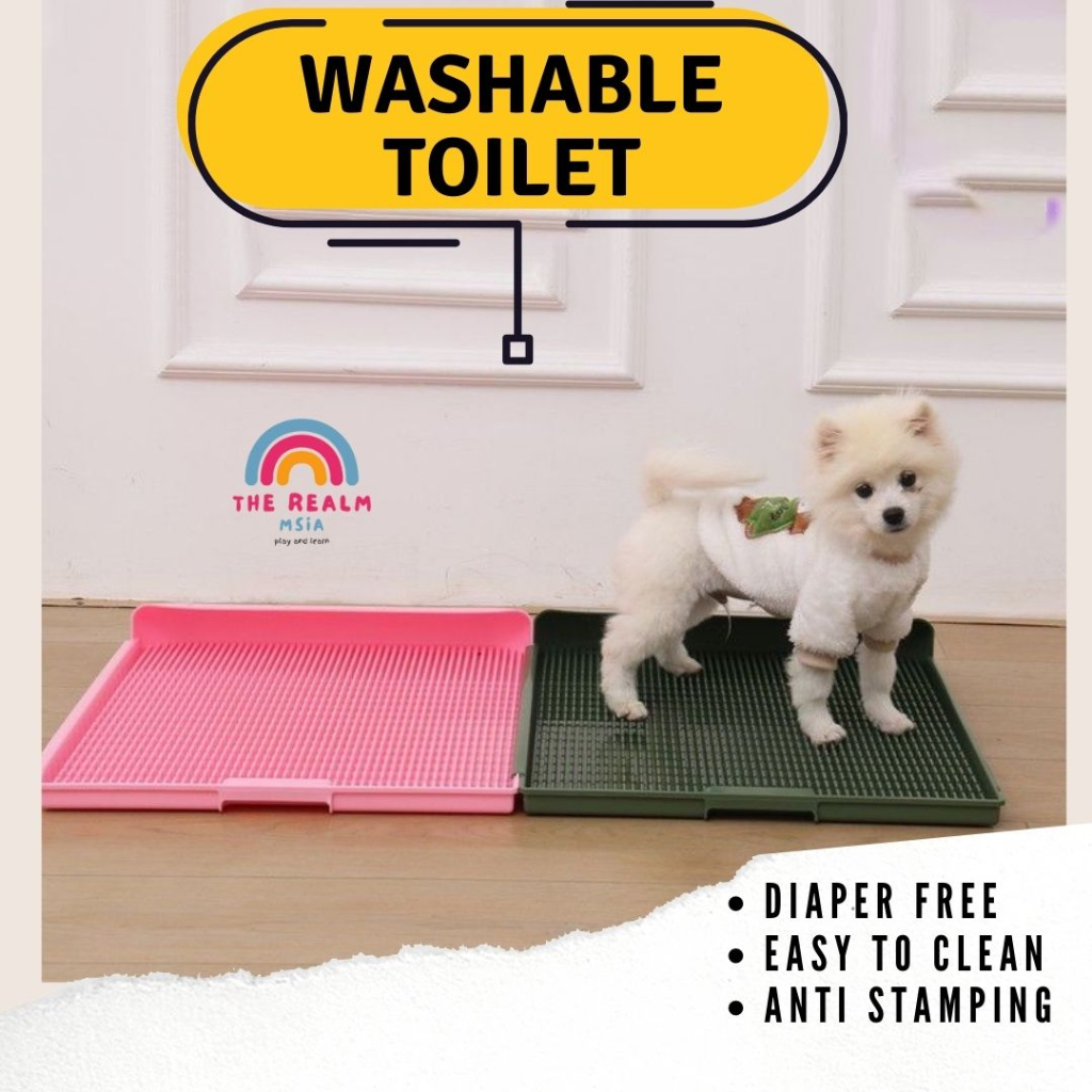 Dog Toilet Flushable Pet Toilet Easy Washable Dog Toilet Pet Urinal