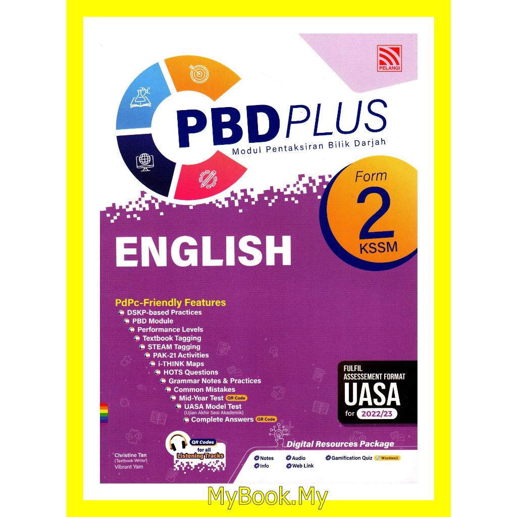 MyB Buku Latihan : PBD English - Tingkatan 2 KSSM (Pelangi) | Shopee ...