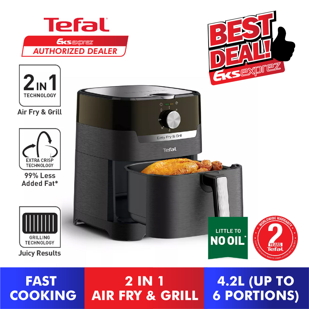 Tefal Easy Fry & Grill 2in1 (4.2L) EY5018 Air Fryer / EY501827
