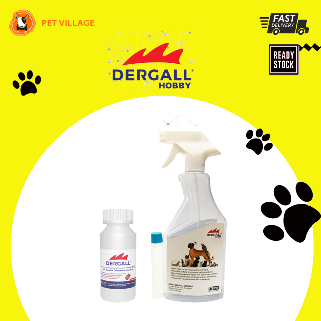 DERGALL Hobby Ectoparasite Disposal Water For Cats & Dogs (5ML/20ML ...