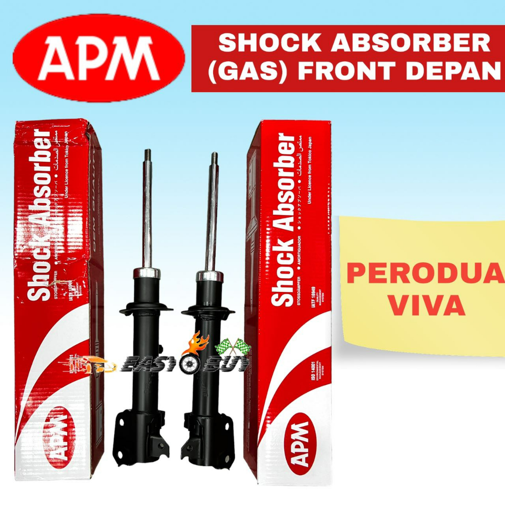 APM FRONT SHOCK ABSORBER B1118M B1119M PERODUA VIVA FRONT DEPAN