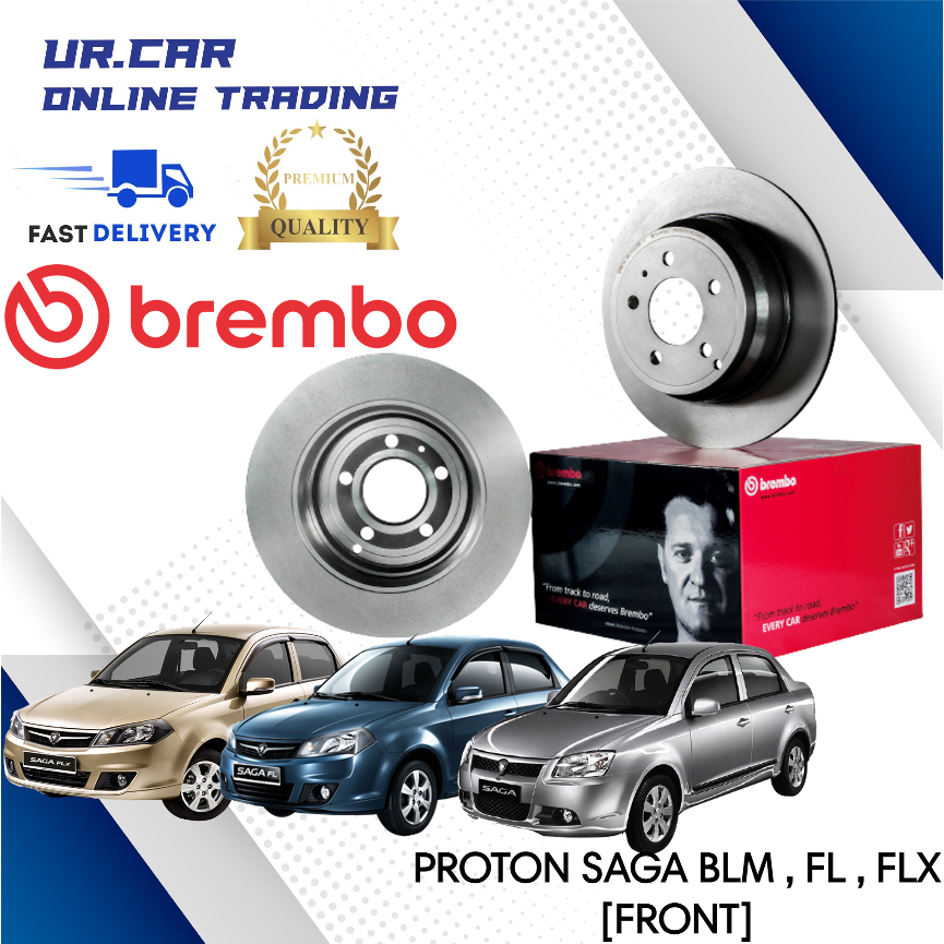 BREMBO PROTON DISC BRAKE ROTOR & BRAKE PAD SAGA BLM , FL , FLX FRONT ...