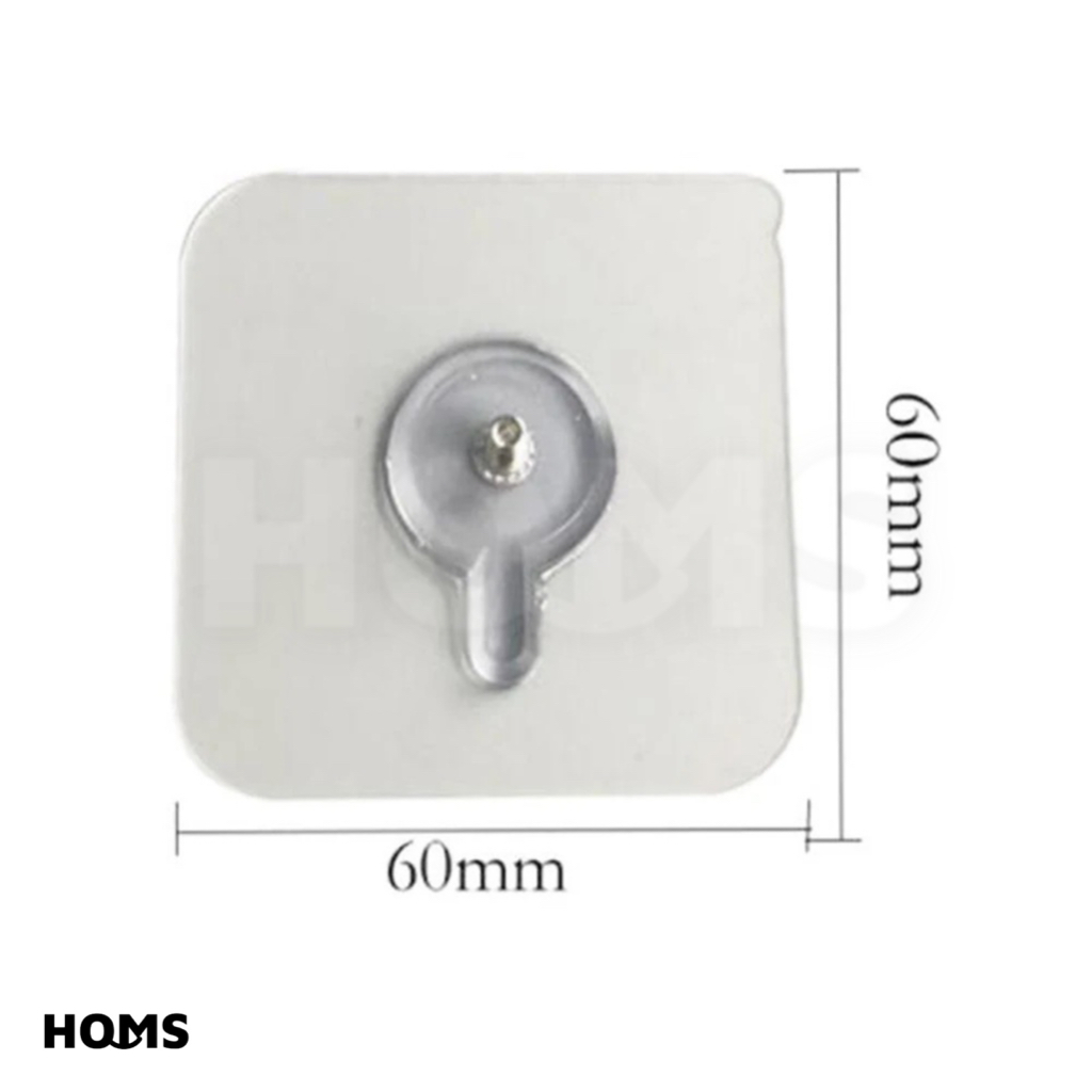 HOMS Punch Free Sticker Glue Pad Adhesive Wall Hooks Screw Stickers ...