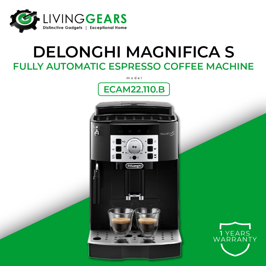 Delonghi Magnifica S Automatic Coffee Maker Black ECAM22 (ECAM22.110.B ...