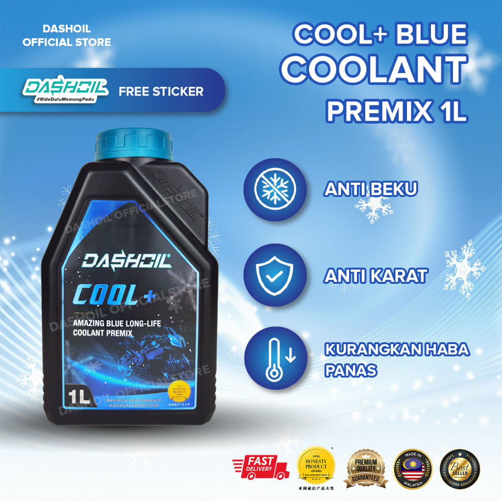 "FAST SHIPPING" DashOil COOL+ Perfect Premixed Radiator Long Life