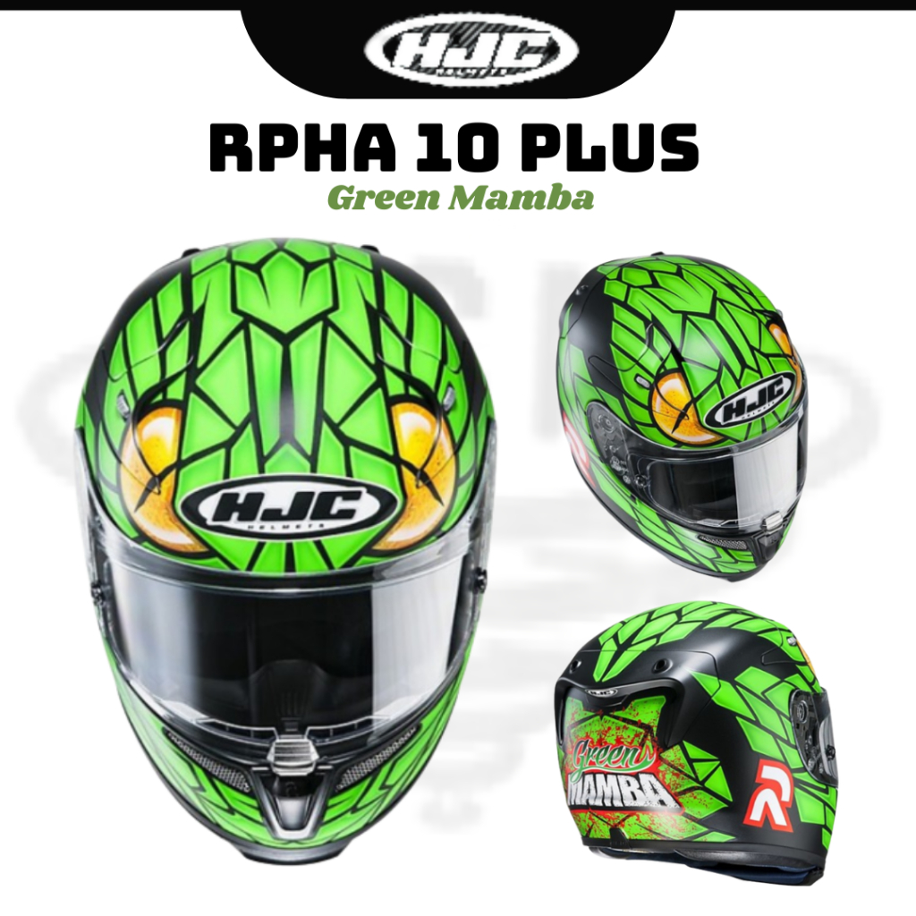 Green store mamba helmet