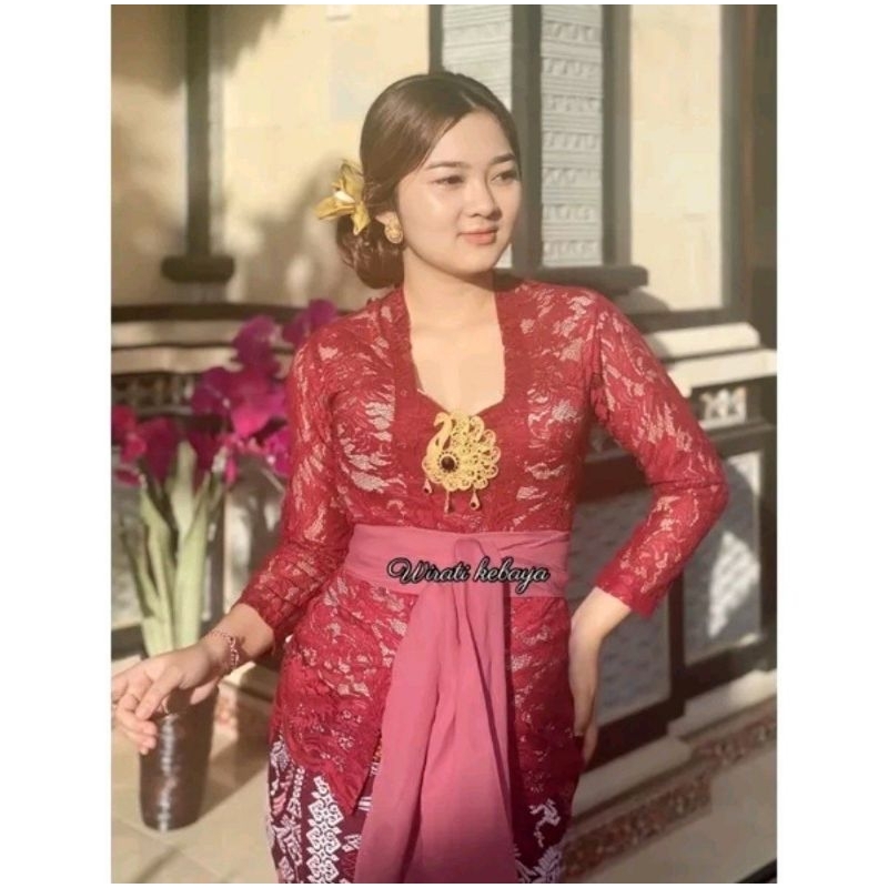 Kebaya Sofia Lengan Panjang (Baju Saja) Shopee Malaysia
