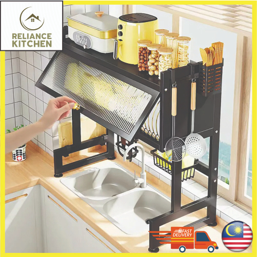 Kitchen Rack Dish Rack Rak Dapur Kabinet Rak Pinggan Mangkuk Dish ...