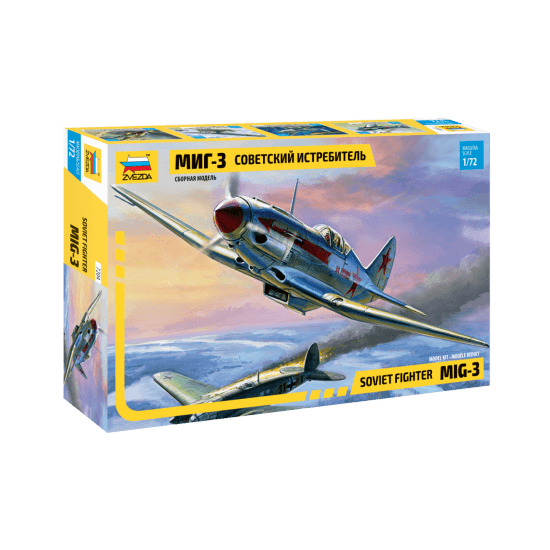 Zvezda 7204 500787204-1:72 MIG-3 Soviet Fighter WA