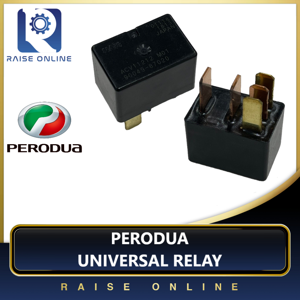 100 ORIGINAL PERODUA VIVA 12V 5PIN 5 PIN RELAY 9004987020 RELAY