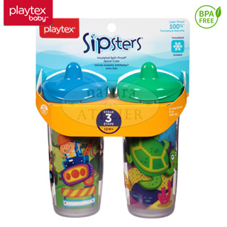 Playtex Sipsters Stage 3 Paw Patrol Girls Insulated Spout Sippy Cup, 9 oz,  2 Pk