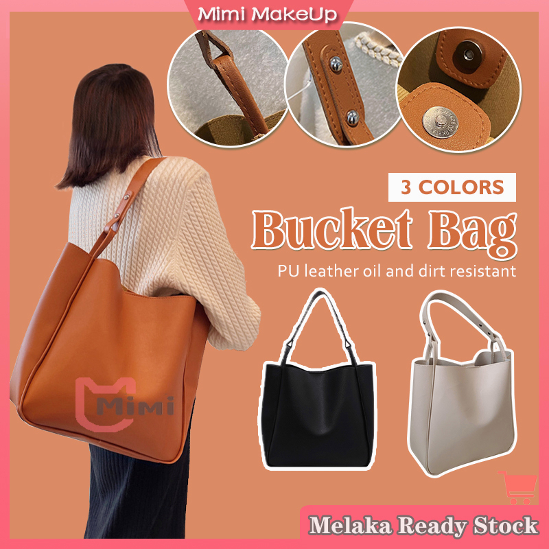 READY STOCK PU Handbag Women's Tote Bag Beg Tangan Raya Travel Office ...