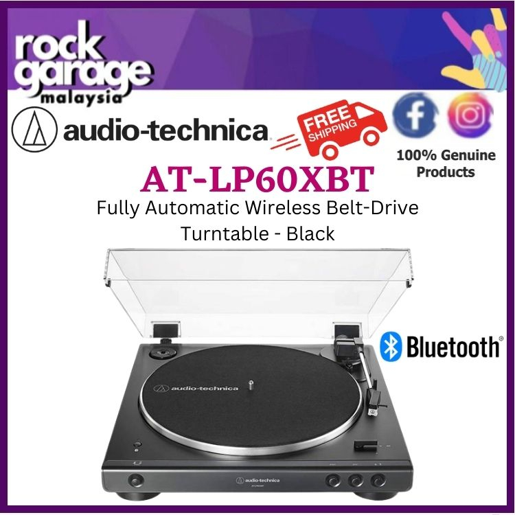 AudioTechnica ATLP60XBT Fully Automatic Wireless BeltDrive Turntable