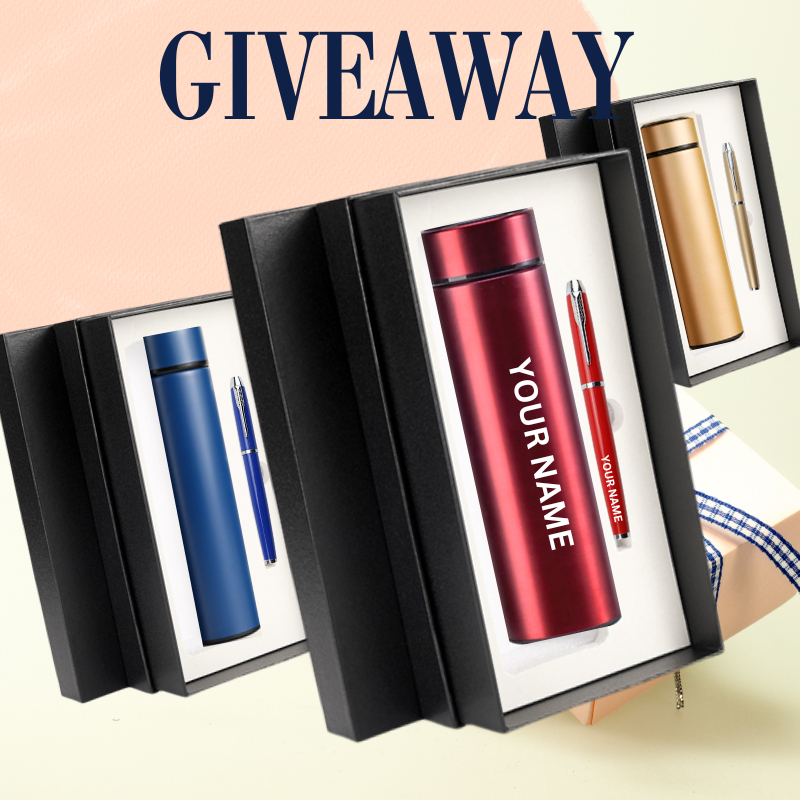 CUSTOM Thermos Bottle Stainless Steel Botol Vacuum Flask Thermal Flask