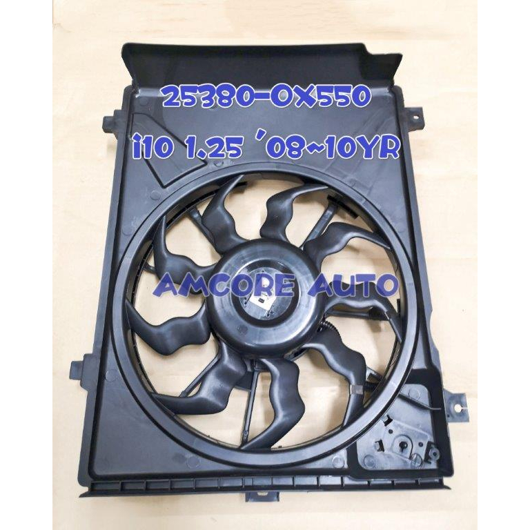 HYUNDAI i10 1.25 2008YR Radiator Fan Motor Assy 25380OX550 Shopee