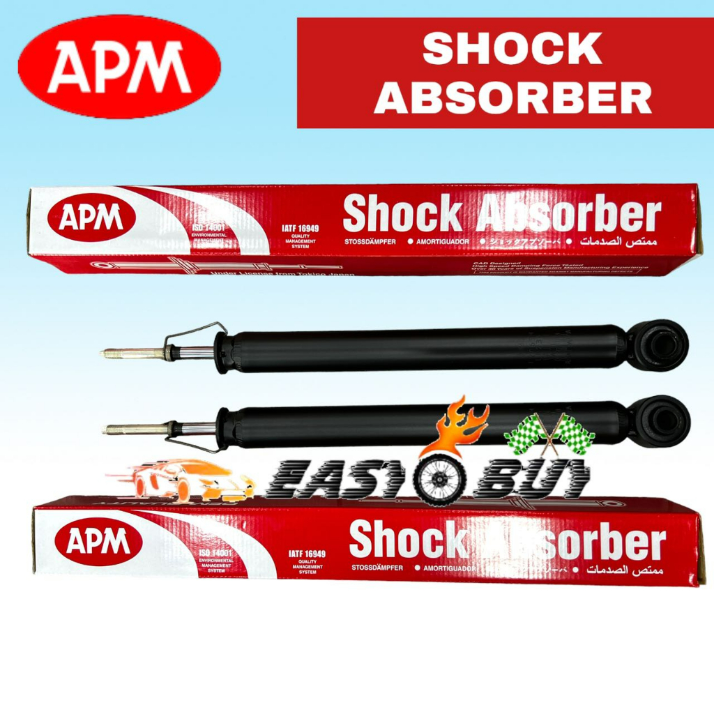 (100% ORIGINAL) APM GAS SHOCK ABSORBER REAR - E2065M TOYOTA VIOS NCP42 ...