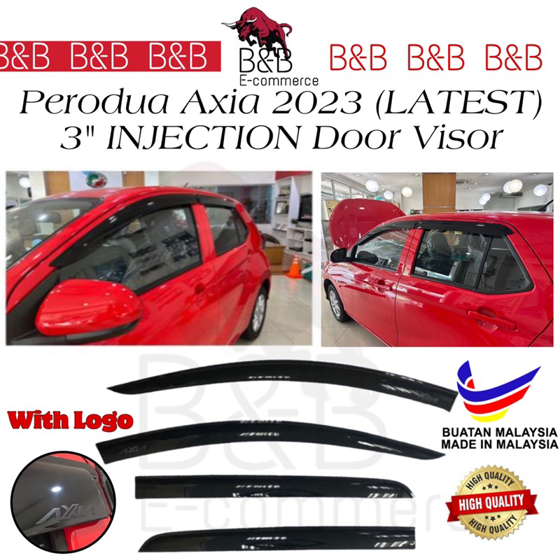 🔥READY STOCK 🔥Perodua Axia 2023 - 3” inch (Small) 2023-Present Latest ...