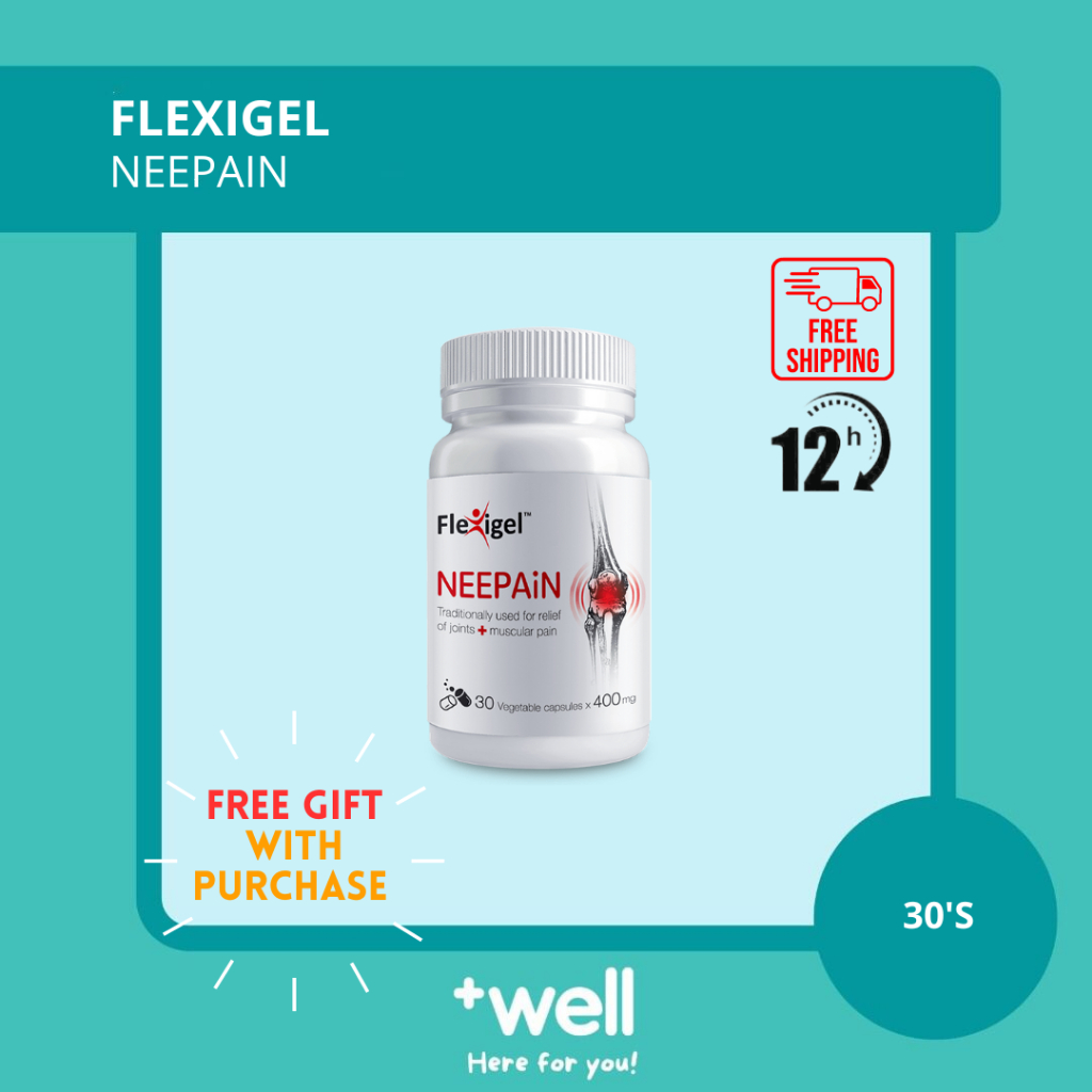 Flexigel NEEPAiN 400mg FOC GIFTS Joint + Muscular Pain Shopee Malaysia