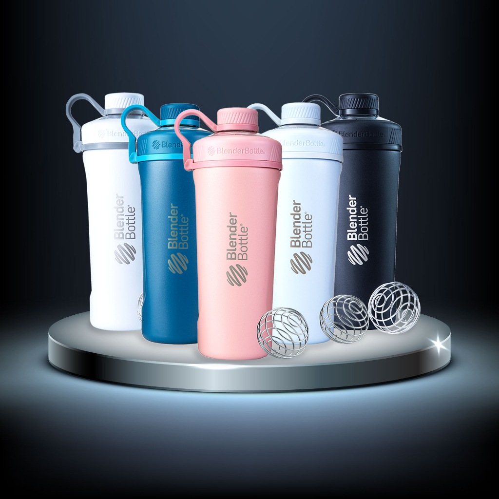 BlenderBottle Radian 26oz Stainless Steel Matte Color Series Best