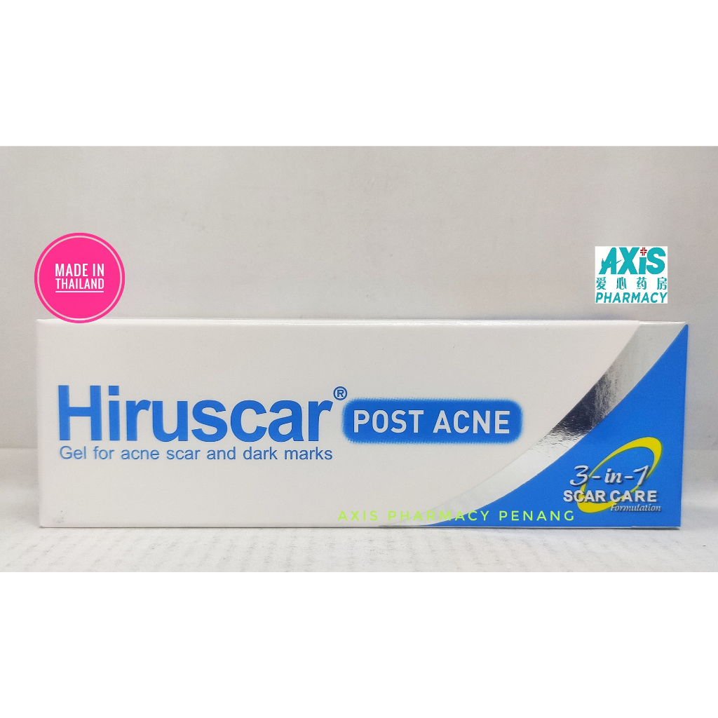 HIRUSCAR POST ACNE GEL FOR ACNE SCAR AND DARK MARKS 10G (Exp 07/2025